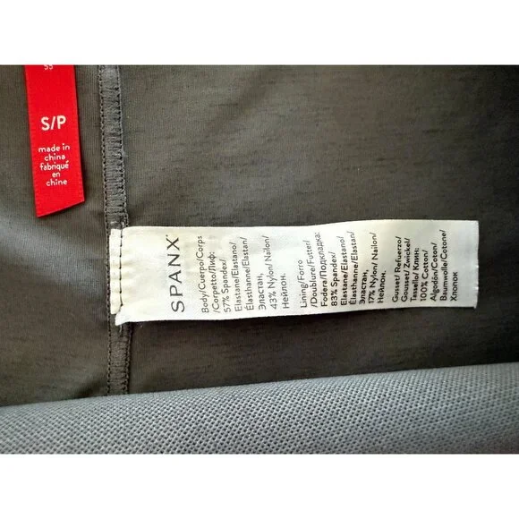 SPANX Slimplicity Mid Thigh Shaping Shorts in Steel Gray S - Picture 9 of 11